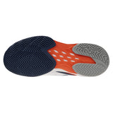 Men's Neo Ace AC Tennis Shoes White and Insignia Blue,Footwear,Mizuno,,,Tennis Express,550125_005A-4