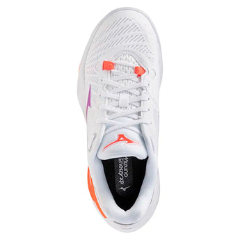 Women's Neo Ace AC Tennis Shoes White and Dahlia,Footwear,Mizuno,,,Tennis Express,550126-006L-3