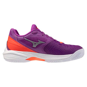 Women's Neo Ace AC Tennis Shoes Dahlia and White,Footwear,Mizuno,,,Tennis Express,550126-6L00-2