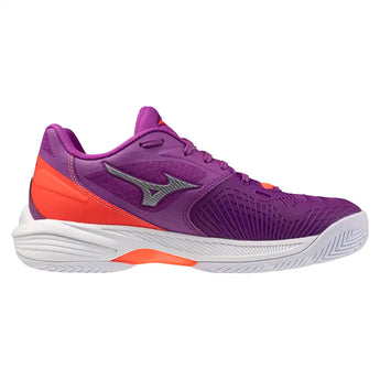 Women's Neo Ace AC Tennis Shoes Dahlia and White,Footwear,Mizuno,,,Tennis Express,550126-6L00-2