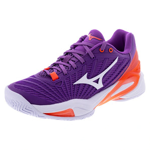 Women's Neo Ace AC Tennis Shoes Dahlia and White,Footwear,Mizuno,Dahlia/White,6,Tennis Express,550126-6L00copy_b4dd55d2-cf3d-4c92-b47b-9c4b8623e887