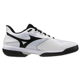 Men's Wave Exceed Court AC Tennis Shoes White and Black,Footwear,Mizuno,,,Tennis Express,550127_0090_2