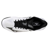 Men's Wave Exceed Court AC Tennis Shoes White and Black,Footwear,Mizuno,,,Tennis Express,550127_0090_3