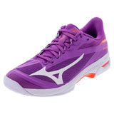 Women's Wave Exceed Court AC Tennis Shoes Dahlia and Galaxy Silver,Footwear,Mizuno,Dahlia/Galaxy Silver,6,Tennis Express,550128-6L9Zcopy