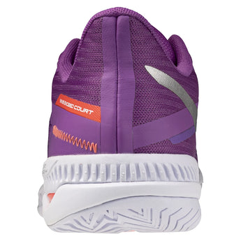 Women's Wave Exceed Court AC Tennis Shoes Dahlia and Galaxy Silver,Footwear,Mizuno,,,Tennis Express,550128_6L9Z_5