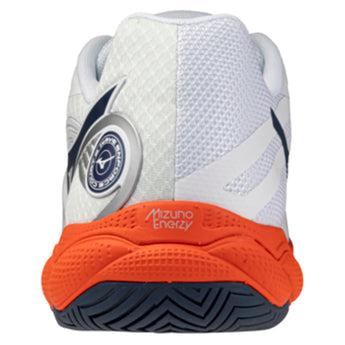 Men's Wave Enforce Court 2 AC Tennis Shoes White and Insignia Blue,Footwear,Mizuno,,,Tennis Express,550130_005A_4