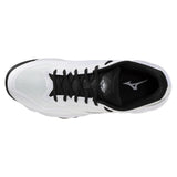 Men's Wave Enforce Court 2 AC Tennis Shoes White and Black,Footwear,Mizuno,,,Tennis Express,550130_0090_3