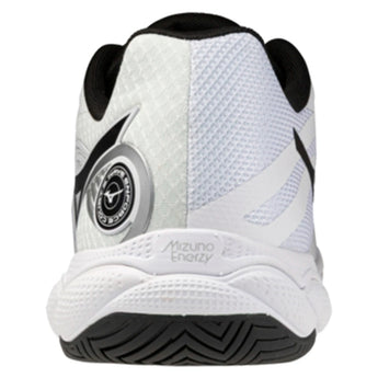 Men's Wave Enforce Court 2 AC Tennis Shoes White and Black,Footwear,Mizuno,,,Tennis Express,550130_0090_4