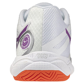 Women's Wave Enforce Court 2 AC Tennis Shoes White and Dahlia,Footwear,Mizuno,,,Tennis Express,550131_006L-2