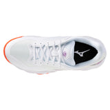 Women's Wave Enforce Court 2 AC Tennis Shoes White and Dahlia,Footwear,Mizuno,,,Tennis Express,550131_006L-3