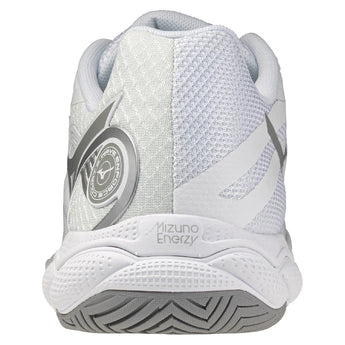 Women's Wave Enforce Court 2 AC Tennis Shoes White and Harbor Mist,Footwear,Mizuno,,,Tennis Express,550131_00HM-4