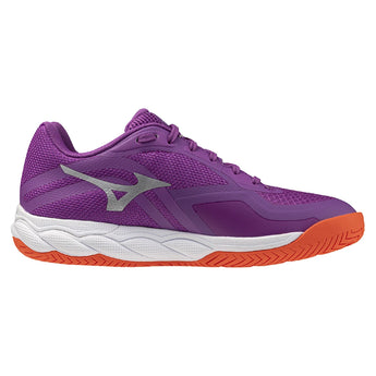 Women's Wave Enforce Court 2 AC Tennis Shoes Dahlia and Galaxy Silver,Footwear,Mizuno,,,Tennis Express,550131_6L9Z-1