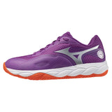 Women's Wave Enforce Court 2 AC Tennis Shoes Dahlia and Galaxy Silver,Footwear,Mizuno,Dahlia/Galaxy Silver,6,Tennis Express,550131_6L9Z