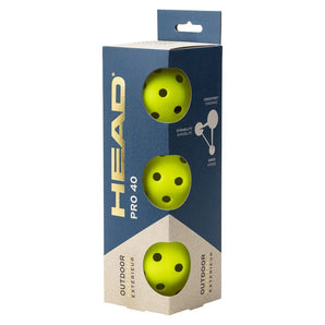 Pro 40 Outdoor Pickleballs 3 Pack-Balls-Head-557025-1-Tennis Express