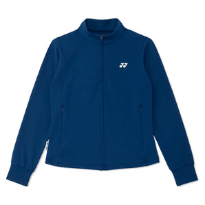 Women's Nature Series Tennis Warm-Up Jacket Dark Navy, Yonex, Dark Navy, Tennis Express, 58122EX-554F26-DARK-NAVY-2