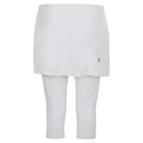Women's Tennis Capri Skort-Apparel-BloqUV-6002_White-2-Tennis Express