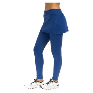 Women's Tennis Skirt Leggings-Apparel-BloqUV-6004-B-Blue-Tennis Express