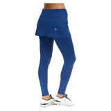 Women's Tennis Skirt Leggings-Apparel-BloqUV-6004-B-Blue1-Tennis Express
