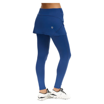 Women's Tennis Skirt Leggings-Apparel-BloqUV-6004-B-Blue1-Tennis Express