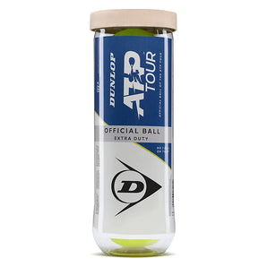 ATP Tour Extra Duty Tennis Ball Can,Balls,Dunlop,,,Tennis Express,601649-CAN-X