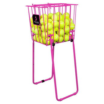 Pro Elite 125 Tennis Ball Hopper-Court Equipment-Hop-a-razzi-60704-HOTTER_THAN_PINK-L-10-[Sku]-Tennis Express