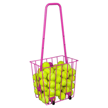 Alpha 90 Tennis Ball Hopper-Court Equipment-Hop-a-razzi-60705-HOTTER_THAN_PINK-L-Tennis Express
