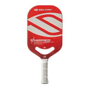 Amped Pro Invikta Pickleball Paddle Red-Racquets-Selkirk-6100-AIR-Tennis Express