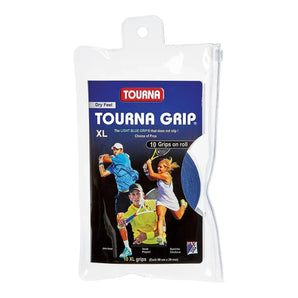 Grip 10 Grip Pack - XL Blue-Accessories-Tourna-627-DEFAULT-L-Tennis Express