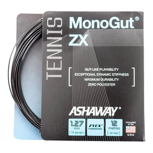 MonoGut ZX 1.27/16G Tennis String Black-Strings-Ashaway-62951-DEFAULT-L-Tennis Express