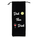 Reusable Wine Bottle Gift Bag Pickleball-Accessories-Racquet Inc-643431-Tennis Express