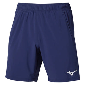 Men's 8 Inch Flex Short Beacon Blue, Mizuno, Beacon Blue, Tennis Express, 650007-5T5TF26-BEACON-BLUE-1