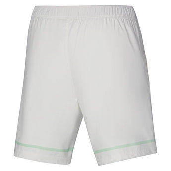 Men's 8 Inch Flex Tennis Shorts White-Apparel-Mizuno-, [current_file_name-Tennis Express