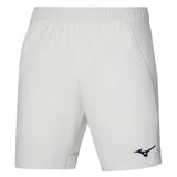 Men's 8 Inch Flex Tennis Shorts White-Apparel-Mizuno-0000 White-S, [current_file_name-Tennis Express