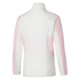 Women's Shadow Tennis Jacket White and Pinkesque-Apparel-Mizuno-650010-0016-1-Tennis Express