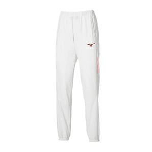 Women's Shadow Tennis Pant White and Pinkesque-Apparel-Mizuno-650011-0016-Tennis Express