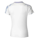 Women's Printed Tennis Tee White-Apparel-Mizuno-650012-00IBF25-1-Tennis Express