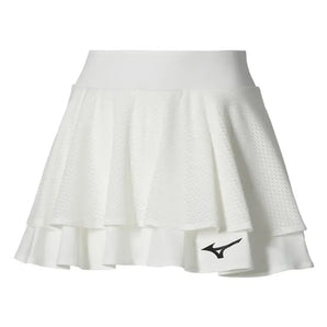 Women's Printed Tennis Skort White-Apparel-Mizuno-650015-00IBF25-X-Tennis Express
