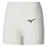 Women's Short Tennis Tight White-Apparel-Mizuno-650019-0000F25-Tennis Express