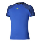 Men's Shadow Tennis Tee-Apparel-Mizuno-650023-Blue-Tennis Express