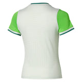 Women's Printed Tennis Tee Phantom Green-Apparel-Mizuno-650027-4F4F-1-Tennis Express