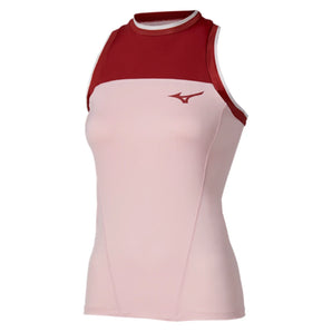 Women's Printed Tennis Tank Pinkesque-Apparel-Mizuno-650029-1616-Tennis Express