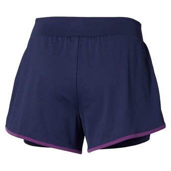 Women's Flex Short Beacon Blue, Mizuno, Tennis Express, 650035-5T5T-1