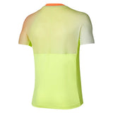 Men's Shadow Short Sleeve Tee Lime Pulp, Mizuno, Tennis Express, 650042-4H4HF26-1