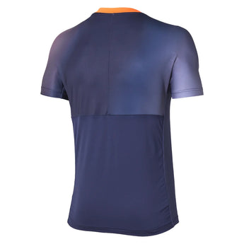 Men's Shadow Short Sleeve Tee Beacon Blue, Mizuno, Tennis Express, 650042-5T5TF26-1