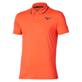 Men's Polo Lava Orange, Mizuno, Tennis Express, 650044-2525F26-1