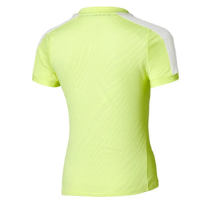 Women's Core Short Sleeve Tee Lime Pulp, Mizuno, Tennis Express, 650046-4H4HF26-1