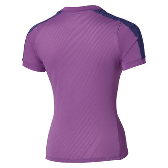Women's Core Short Sleeve Tee Dahlia, Mizuno, Tennis Express, 650046-6L6LF26-1