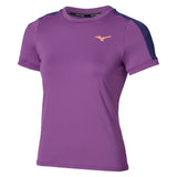 Women's Core Short Sleeve Tee Dahlia, Mizuno, Dahlia, Tennis Express, 650046-6L6LF26-DAHLIA-1