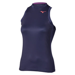 Women's Printed Tank Beacon Blue, Mizuno, Beacon Blue, Tennis Express, 650047-5T5T-BEACON-BLUE-1