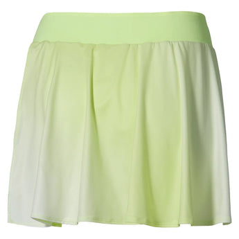 Women's Graphic Skort Lime Pulp, Mizuno, Tennis Express, 650049-4H4H-1